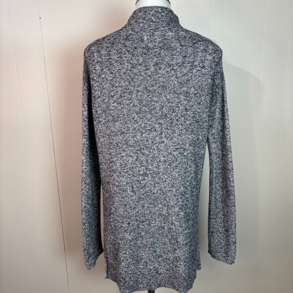 Old Navy Sweater Small Tall Blue Mock Neck Long Sleeve Pullover Cotton Blend - Picture 5 of 11